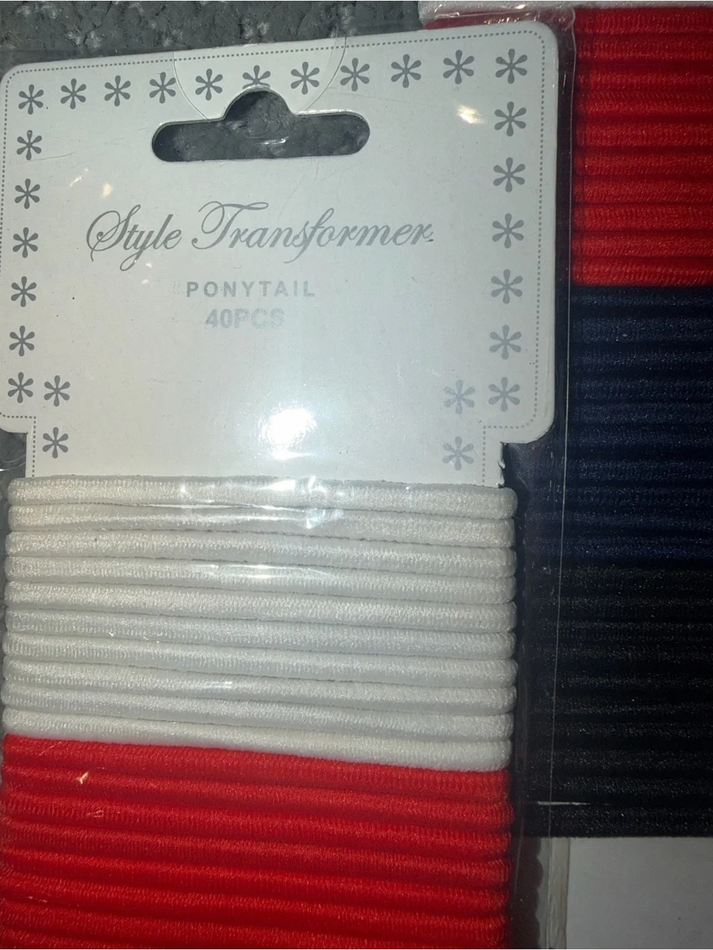 Hair Ties 7 packs of 40 -